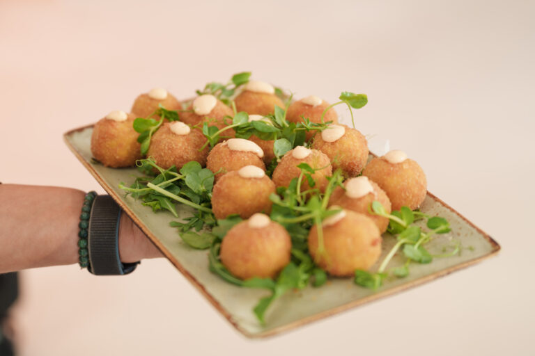 Hors d’oeuvres served during the LIFT Summit Opening Reception