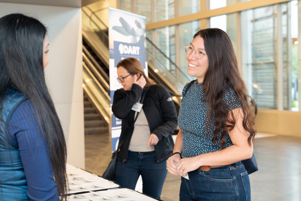 Education and student attendees networking at the LIFT Summit